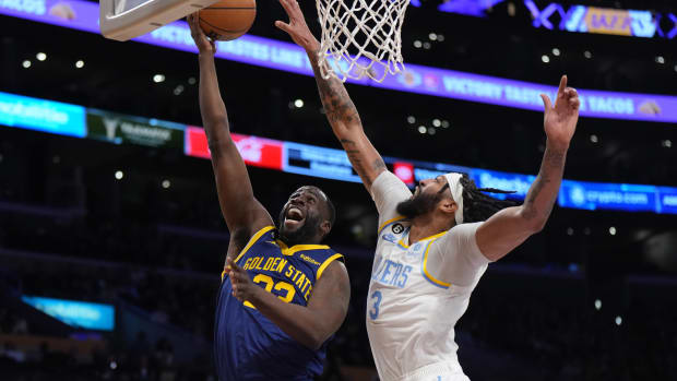 draymond green anthony davis warriors